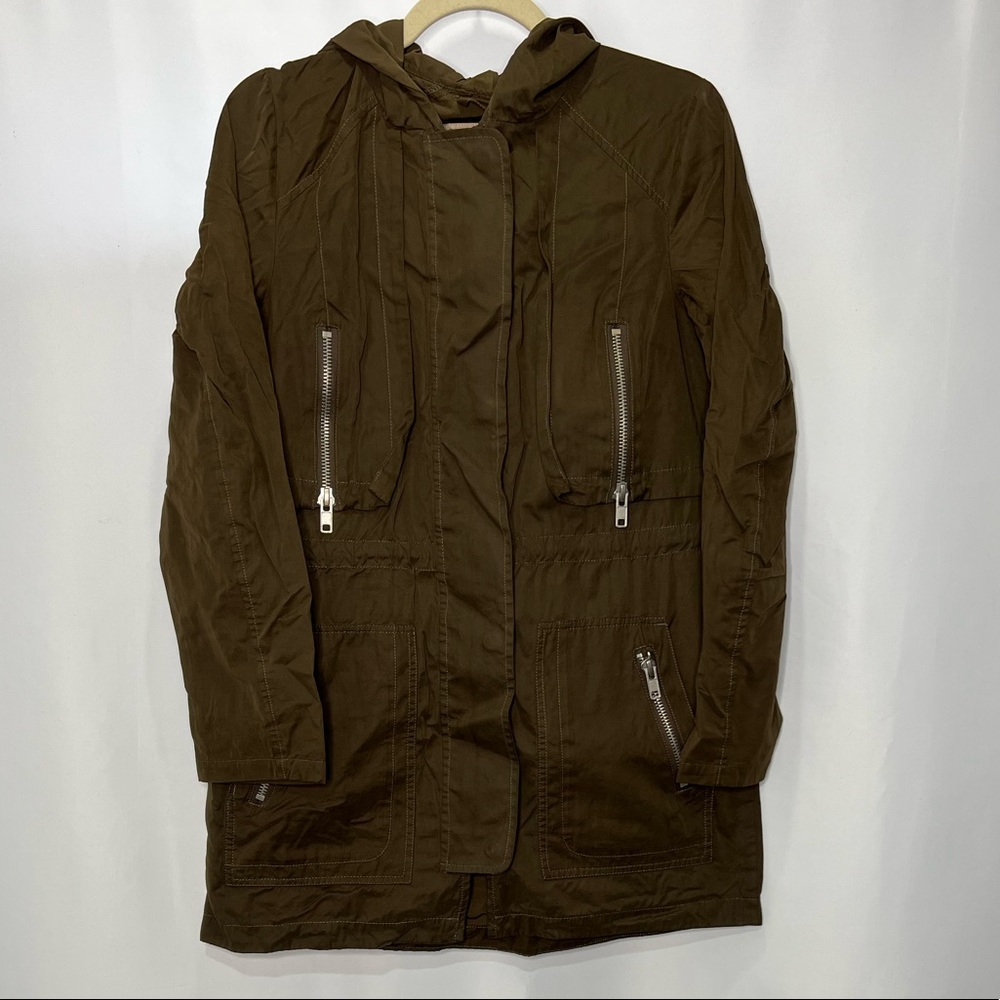 Garage Army Green Anorak Utility Jacket